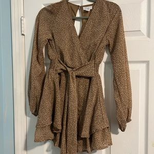 Small Animal print romper